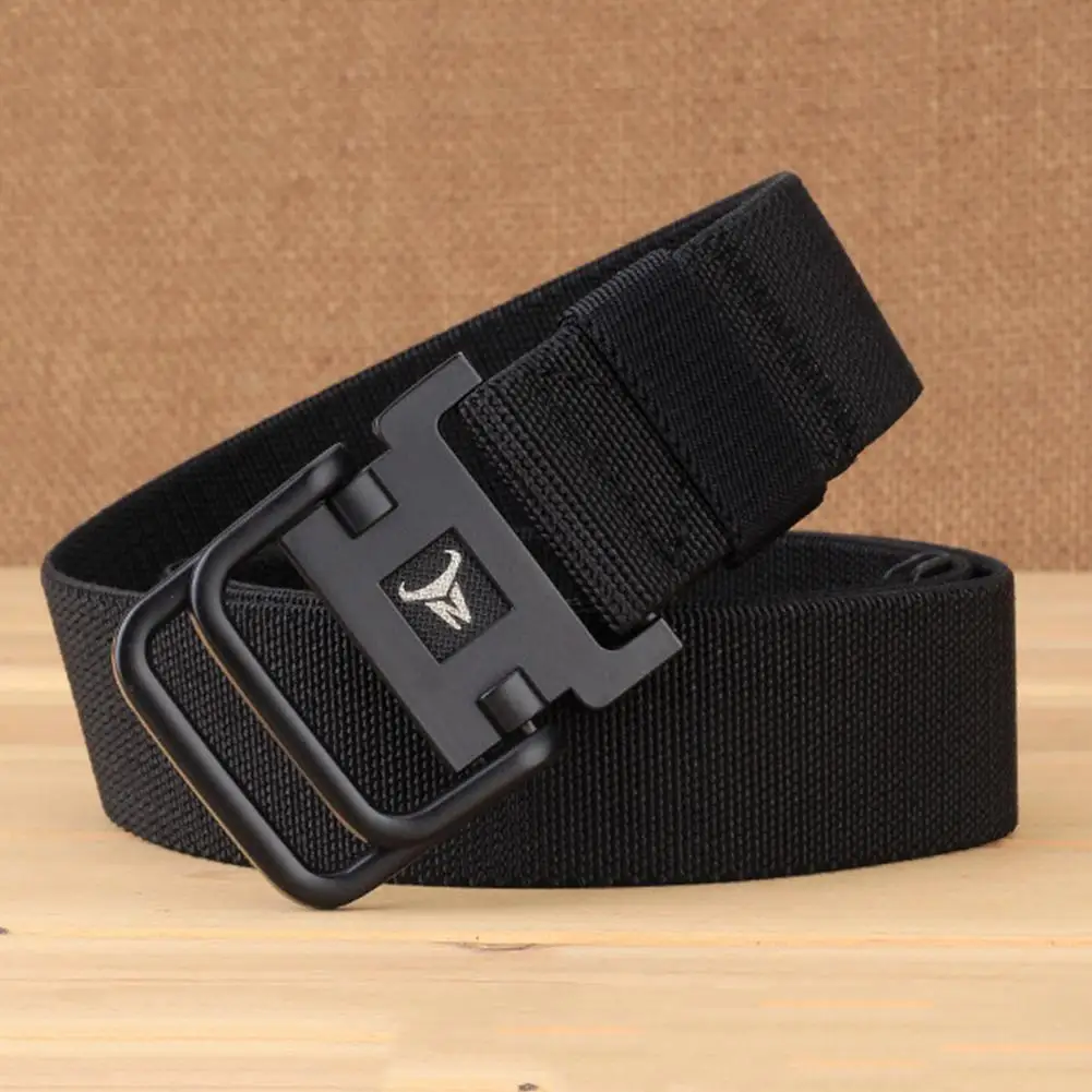 Нейлон эластичный стрейч прочный ремень Для мужчин тактические пояса открытый стратегический военный фанат двойная Пряжка поясничного битвы м Ремни