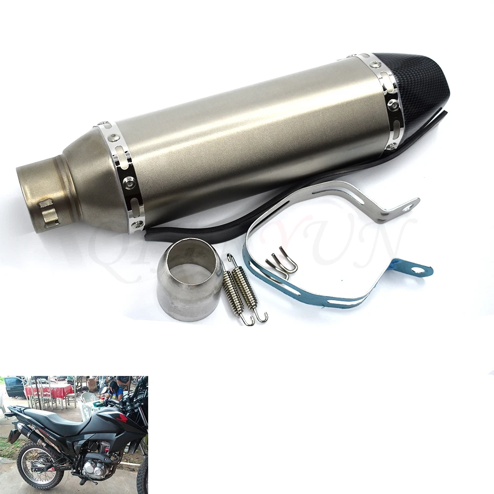 

Universal 36-51mm Motorcycle Exhaust Pipe Muffler Scooter Escape Moto For Yamaha MT07 MT-07 FZ07 FZ1 FAZER XJ6 MT09 MT-09 FZ09