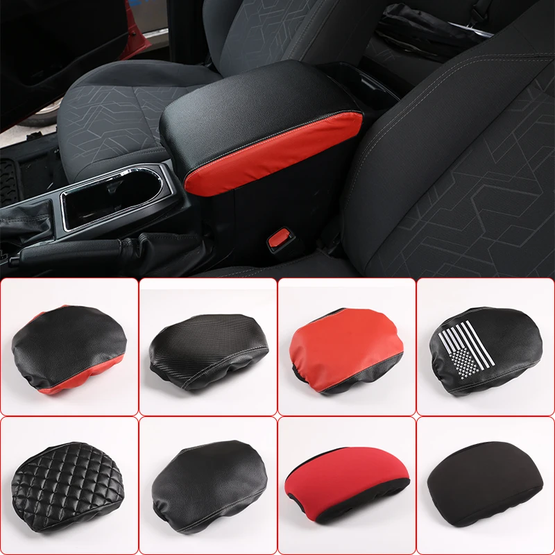 

For Toyota Tacoma 2016-2020 Leather Car Armrest Pad Center Console Armrests Box Storage Cover Protection Cushion Waterproof