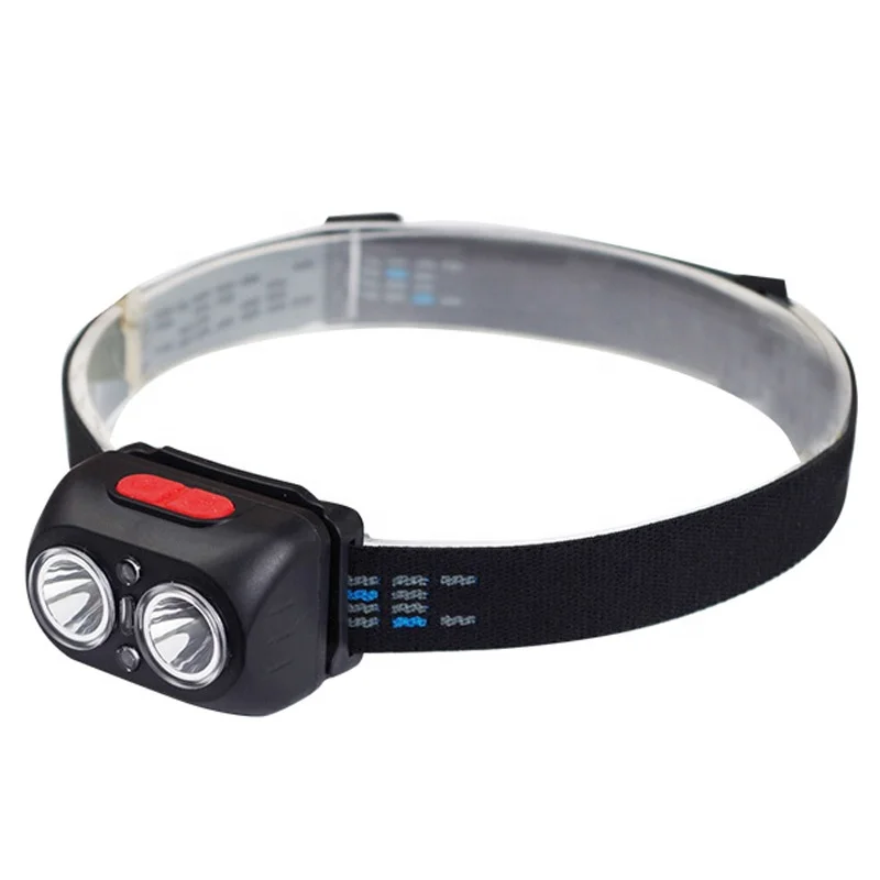 Суперъяркий светодиодный налобный фонарь с перезаряжаемым USB датчиком и