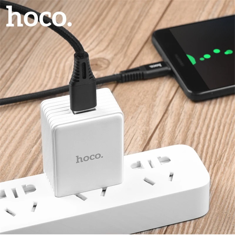 HOCO 5A usb type-C кабель для huawei mate 10 20 P30 P20 Pro Lite 1 м USBC провод для быстрой зарядки USB-C кабель type-C