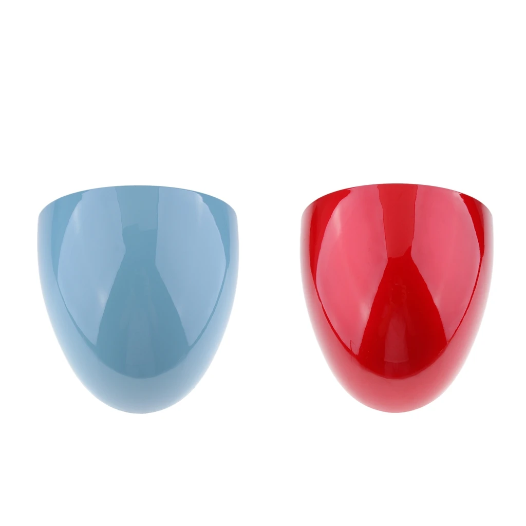 MagiDeal 2 Pcs Motorcycle ABS Rear Seat Cowl Cover for Cafe Racer Blue+Red