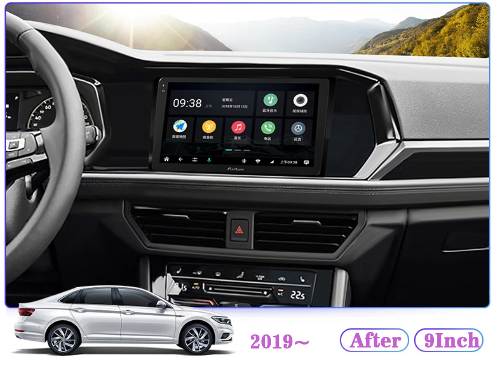 Liislee 9 дюймов Android для Volkswagen Sagitar стерео автомобильный ips экран Carplay камера gps Wifi Navi Карта Навигация медиа