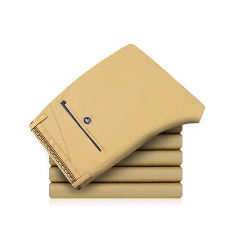 MRMT Брендовые мужские брюки микро эластичные брюки цвета хаки хлопковые повседневные брюки для мужчин