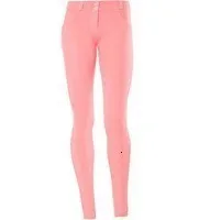 MS, ragdoll, женская одежда, обтягивающие, тонкие, пуш-ап, длинные, узкие брюки, повседневные, сексуальные, эластичные, с высокой талией, 8 цветов, женские брюки, леггинсы - Цвет: Pink