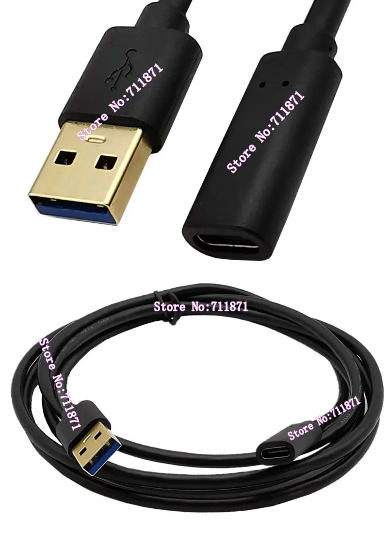 

Super Speed 5Gbps USB3.0 Male Usb3.1 Type C Female extension cable cord Usb 3.0 to type C Usb 3.1 Charging data line cable wire