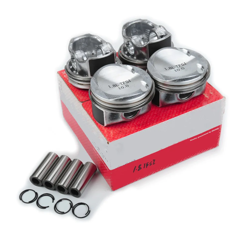 Pistons & Rings Std 82.5mm Diameter 21mm 4pcs Set For Vw Golf Passat Cc