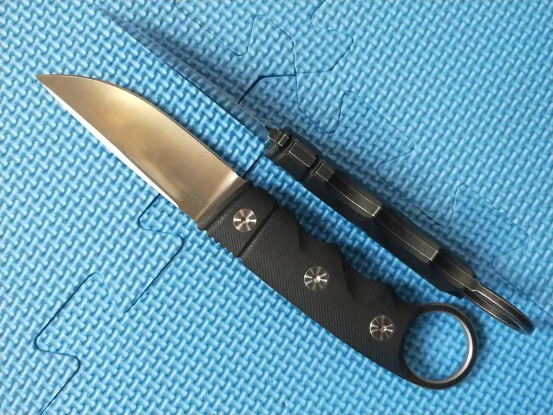 Новое поступление VG-10 лезвие G10 ручка Фиксированное Лезвие Нож Тактический для охоты, походов выживания Ножи Дайвинг инструменты и ABS оболочка