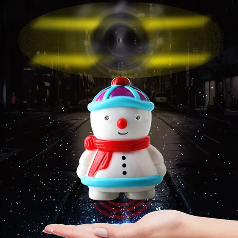 

Kids Drones Christmas Snowman Flying Toys Hand Operated Electric Infrared Sensor