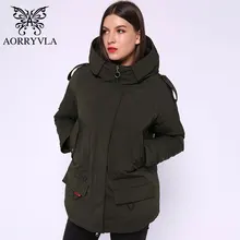 AORRYVLA New Winter Womens Winter Jacket Short 5 Colors Solid Hooded Cotton Padded Female Coat Warm Casual Woman Parka 2020
