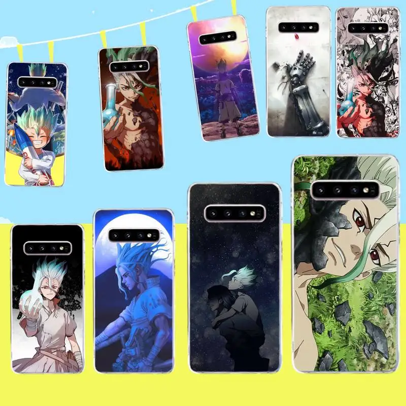 NBDRUICAI аниме доктор камень ТПУ черный чехол для телефона Корпус Samsung S9 plus S5 S6 S7 edge S8