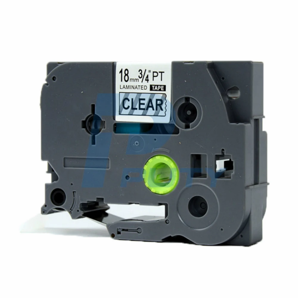 Black on Clear Preferential for Brother 18mm Label Tapes PTZ-141 PTZ-241 PTZ-641 PTZ-745 PTZ-B41 PTZ-M941 PTZ-SE4 for Brother p-touch Printers - Цвет: Black on Clear