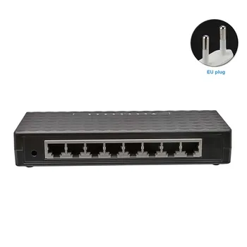 

Full Duplex Desktop 8 Port Sturdy Splitter Unmanaged 1000 Mbps Ethernet Switch RJ45 Self Adaptive LAN Hub Gigabit Home Network