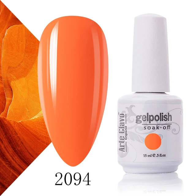 Arte Clavo 131 Colors Gel Polish Nail Gel Varnish Paint Semi Permanent Nails Art Gel Nail Polish For Manicure Top Coat Base Coat 2094