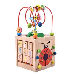 Многофункциональный жук из бисера лабиринт куб Zb05 понимание времени расчетный код, буквенный найти детские развивающие игрушки P1. 3