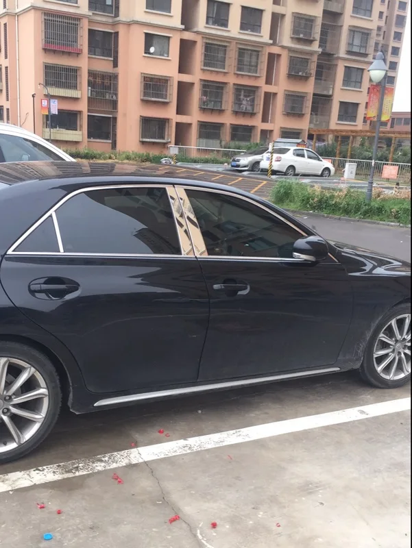 Нержавеющая сталь окна автомобиля планки для toyota mark X 2005 2006 2007 2008 2009 2010 2011 2013 2012