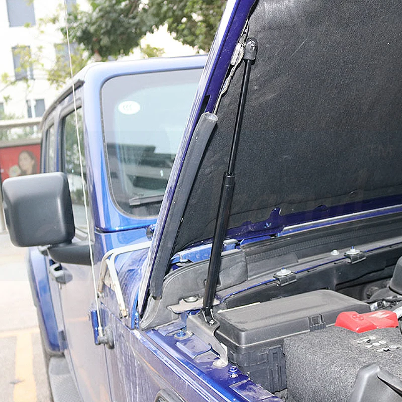 ジープラングラーのためjl 18 19 Jl車スタイリング修理されたフードフードガスショックリフトサポートバーロッドステンレス鋼スタイル Shock Absorber Struts Aliexpress