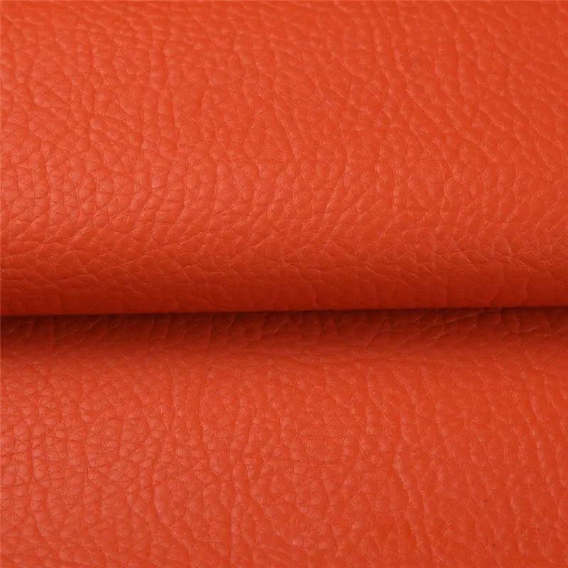 Orange 100*138 см Синтетическая кожа из искусственной кожи ткань искусственная кожа ткани DIY сумки дивана украшения Швейные материалы Ткань - Цвет: Orange