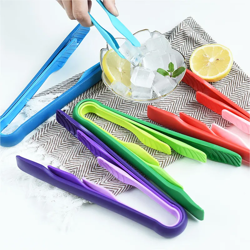 

ERMAKOVA 3pcS/Set Plastic Food Bread Vegetable Clip Cooking Tongs Clamp BBQ Salad Cake Clip Kitchen Serving Tong Gadget