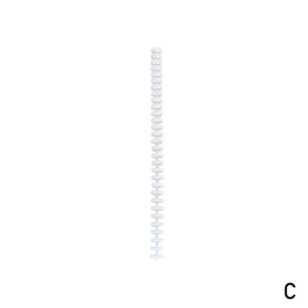 30 отверстий переплет круг пластиковые связывающие кольца A4/B5/A5 PP планировщик Обложка для спиральных аксессуары для ведения записей Обложка для листов Офис школа - Цвет: 30 Holes