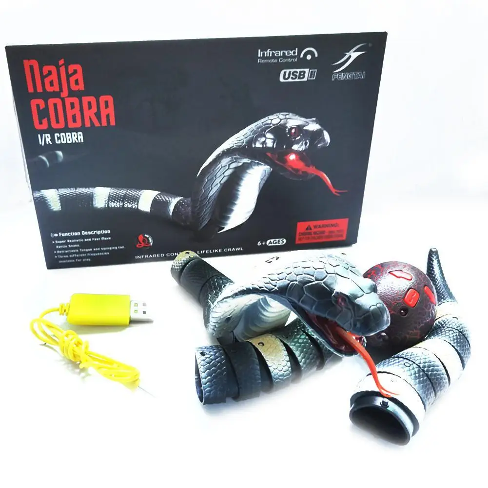 RC Змея Viper пульт дистанционного управления игрушка инфракрасная имитация животного Новинка трюк ужасающий озорство Шутка Подарок хитрые игрушки