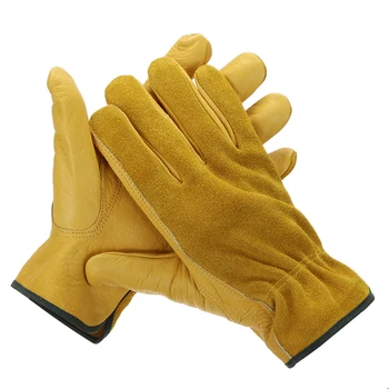 

Heavy Duty Gardening Gloves Thorn Proof Leather Work Gloves Safety Durable Waterproof Gloves M/L/XL