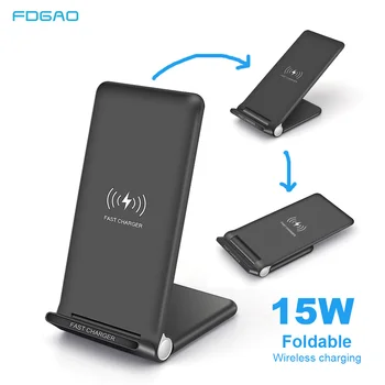 ワイヤレス充電器iphone 8/8プラス/x 10ワットチー高速ワイヤレス充電パッドワイヤレス充電器スタンド三星銀河s6/s7/s8 +