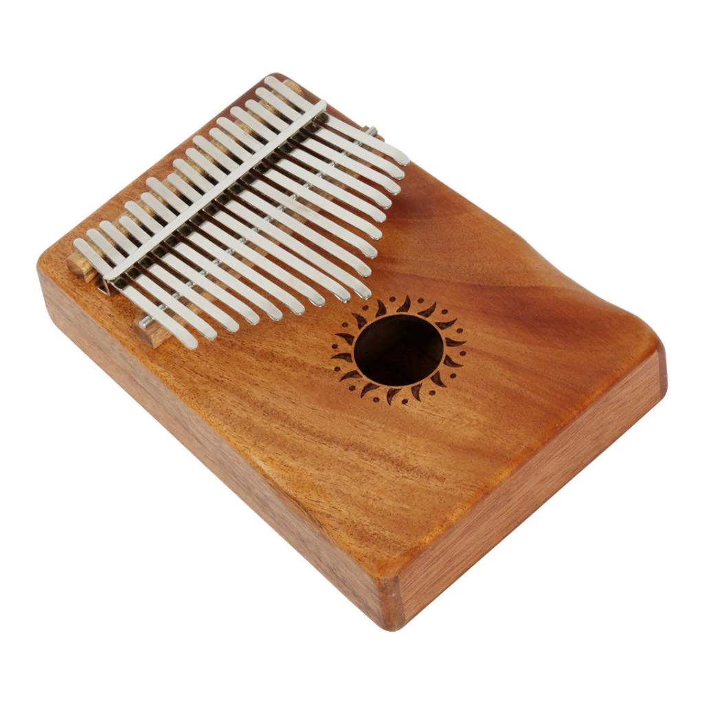 Лучший из красного дерева калимба Mbira Lamellaphone Idiophone инструмент, 17 ключей