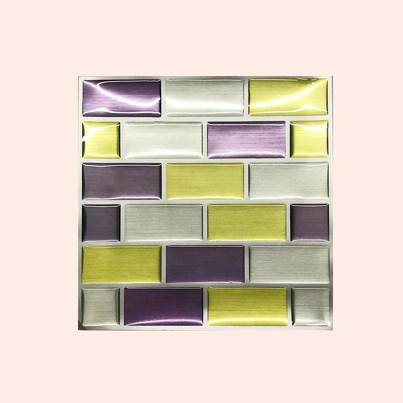 Backsplash самоклеящийся пилинг стикер для настенной плитки(20 шт) DIY Кухня Ванная комната Домашний Декор винил мрамор прямоугольник