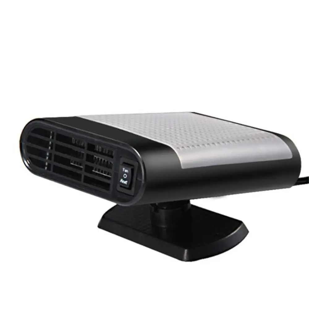 24V Black gray Обогревателя автомобиля 12 V/24 V высокое Мощность лобовое стекло автомобиля нагреватель быстрый нагрев вентилятор обогреватель для легкой уборки снега - Название цвета: 24V Black gray