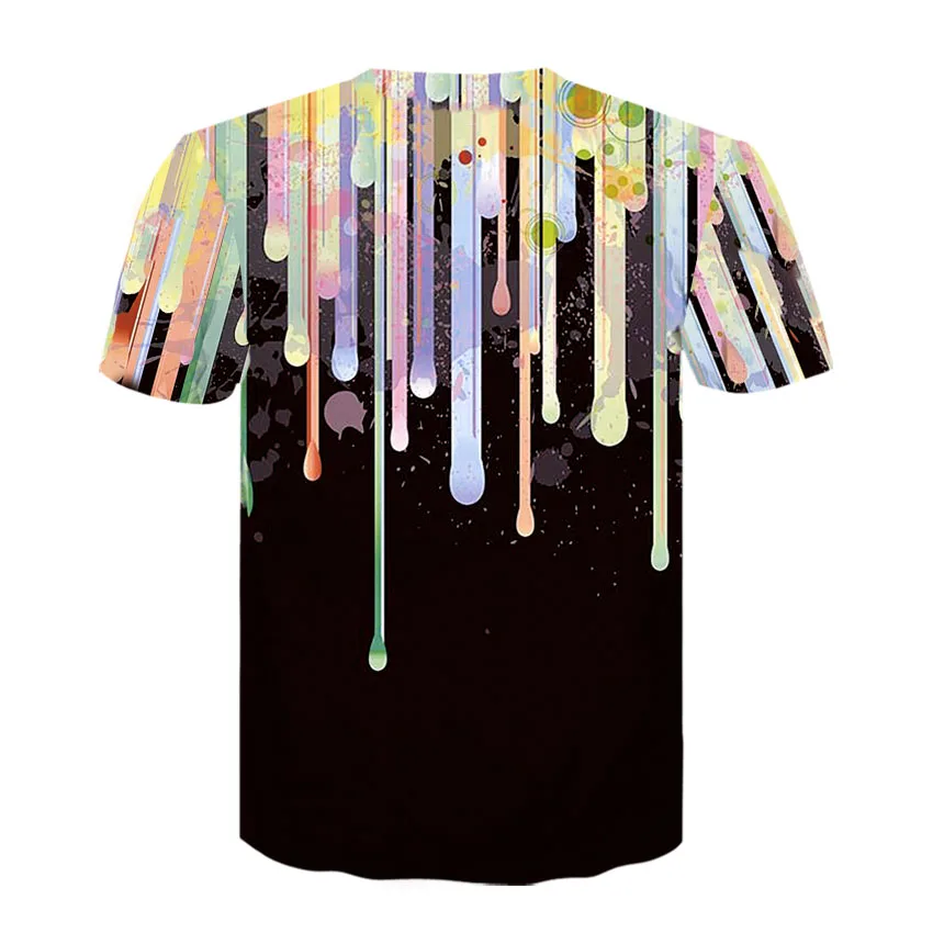 D-325-T恤短袖模板-后