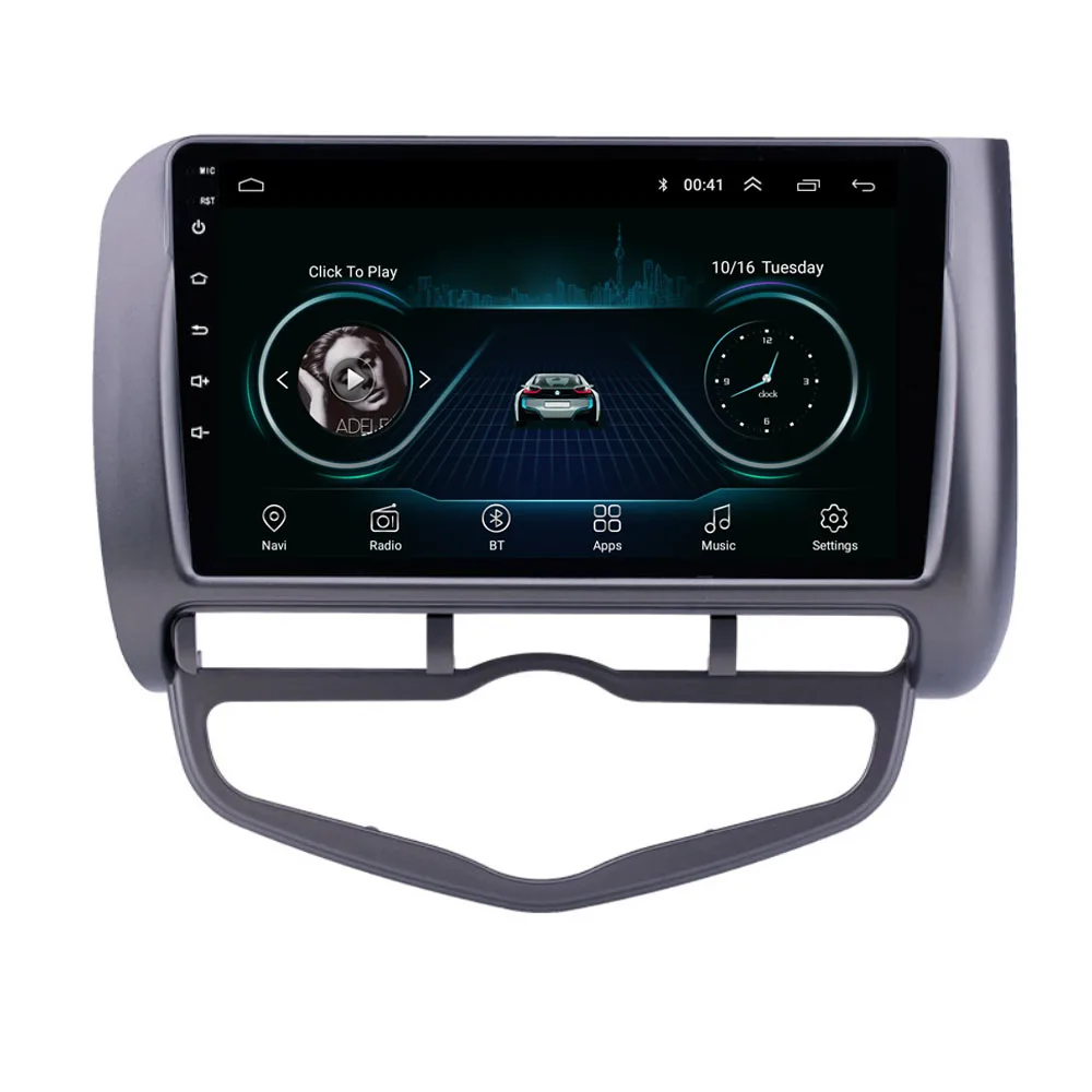 

9" 4G LTE Android 8.1 For HONDA JAZZ City 2002-2004 2005 2006 2007 AUTO A/C Multimedia Stereo Car Player GPS Radio