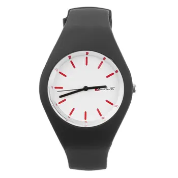 

Fashion Men Women Silicon Strap Round Dial Sport Leisure Wrist Watch Jewelry For Girl Women Round Wrist Watch relogio masculino