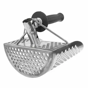 

Stainless Steel Detecting Gold Underwater Sand Scoop Beach Hexahedron Holes Spade Tool Digging Shovel Metal Detector Accessories