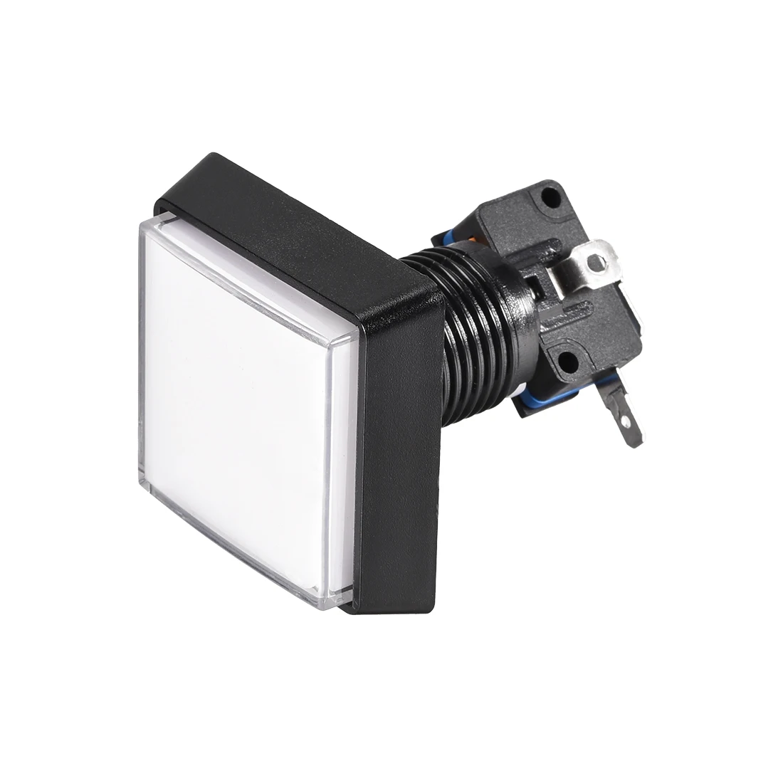 Uxcell игровая Кнопка 50x50 квадрат 12V светодиодный кнопочный белый 1 шт|Выключатели| |