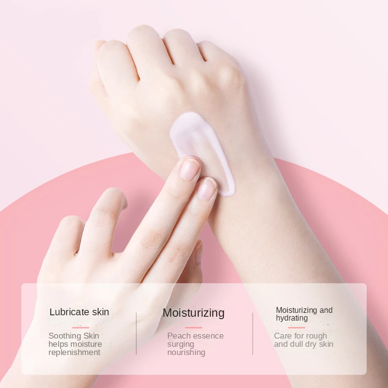 1PCS Peach Lactobacillus Body Lotion Brighten Skin Tone Moisturizing Nourishing Lasting Fragrance Whitening Body Care Cream 250g 3