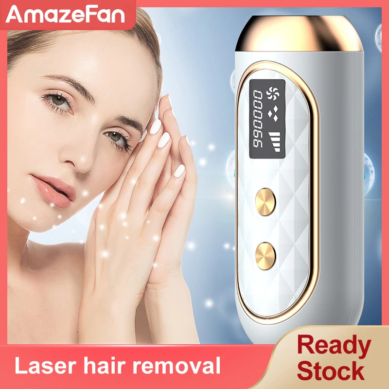 

Home Hold Depilatory Laser Mini Hair Epilator Permanent Hair Removal IPL System 990000 Shot Light Pulses Whole Body Hair Remover