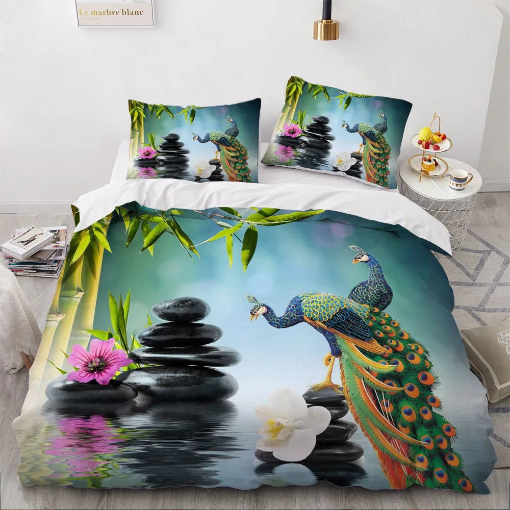 3D Bedding Sets Leopard Custom Duvet Quilt Cover Set Comforter Bed Linen Pillowcase King Queen Full Size 140*210 Home Texitle | Дом и сад