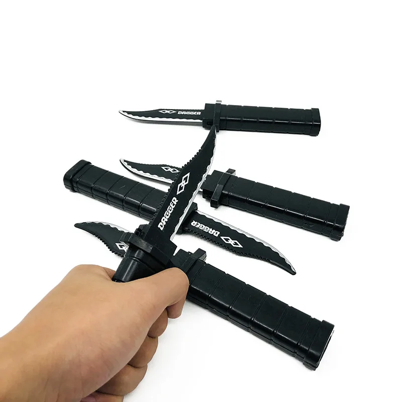 

Funny Tricks Toy Retractable Blade Knife Game Halloween Party Whoopee Prank Hoax Gag Joke Property Fun Scare Crime Comedy Magic