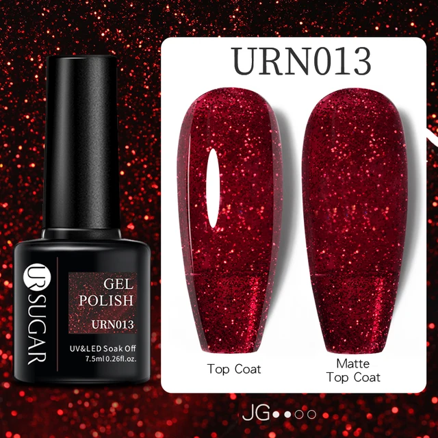 UR SUGAR 7.5ml Luminous Thermal Gel Nail Polish 2 In 1 Color Changing Glow in Dark Soak Off Manicuring UV Gel Nail Art Varnish URN013