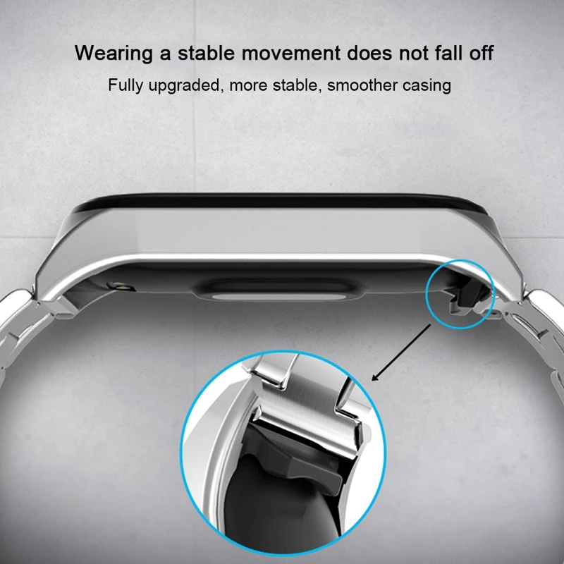YUEDAER металлический браслет из нержавеющей стали для Xiaomi mi Band 4 браслет mi Band 4 металлический ремешок mi Band 4 Correa mi Band 4 аксессуары
