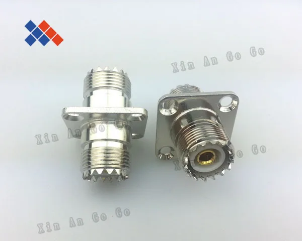 10 шт./лот коаксиальный радиочастотный UHF KK квадратная пластина четыре отверстия