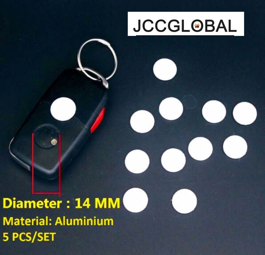 5 шт. 14 мм наклейка на ключ от автомобиля для VW Toyota peugeot Benz Opel Audi Ford Honda Mazda hyundai KIA Fob эмблема значок радио кнопка