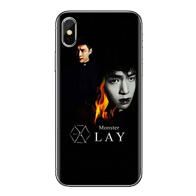 Lay Zhang Yixing Exo Kpop для iPod Touch Apple iPhone 11 Pro 4 4S 5 5S SE 5C 6 6S 7 8 X XR XS Plus Max чехол сотового