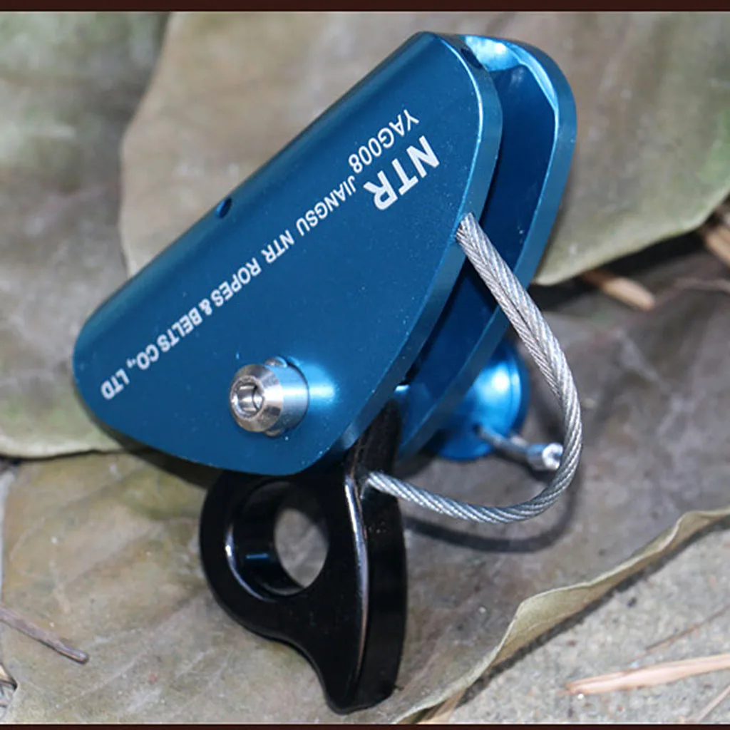 15KN Rock Climbing Ascender Rope Grab Ultralight Fall Protection Belay