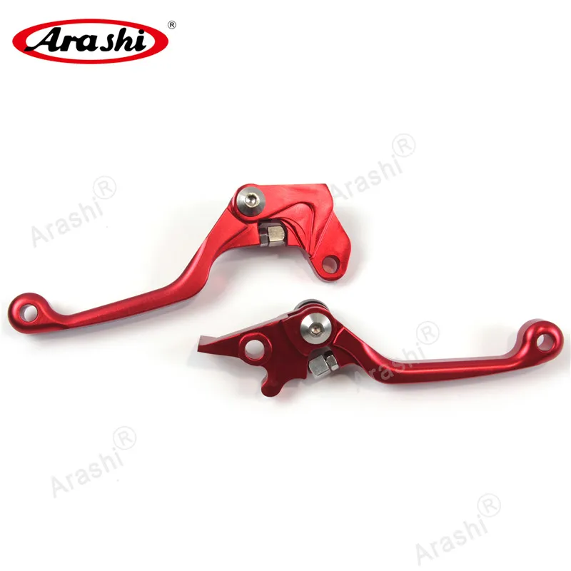 Красный Arashi 1 пара тормозной рычаг сцепления рычаги для HONDA XR 250 XR250 TORNADO XRE300 Сокол сцепление кроссового мотоцикла рычаг cnc аксессуары - Цвет: Красный