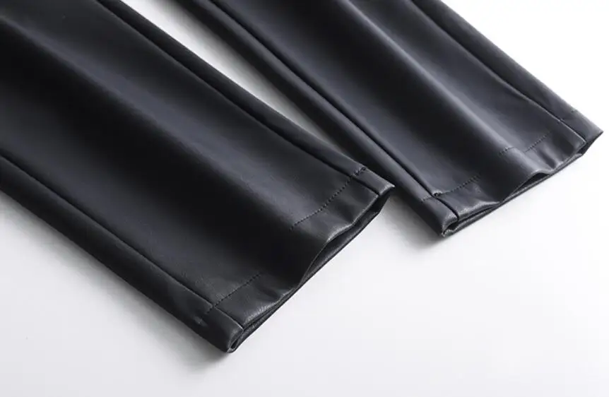 S-4XL хит весенние женские новые модные обтягивающие и эластичные штаны с высокой талией плюс бархатные штаны