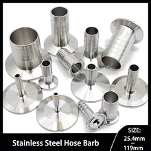 Hose Barb Tri Clamp Pipe Fitting Connector Ferrule 1.5