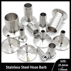 Hose Barb Tri Clamp Pipe Fitting Connector Ferrule 1.5