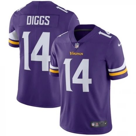 Мужская футболка из Миннесоты высокого качества Vikings Stefon Diggs rush - Цвет: For men
